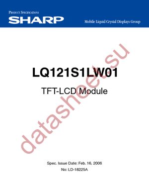 LQ121S1LW01 datasheet  